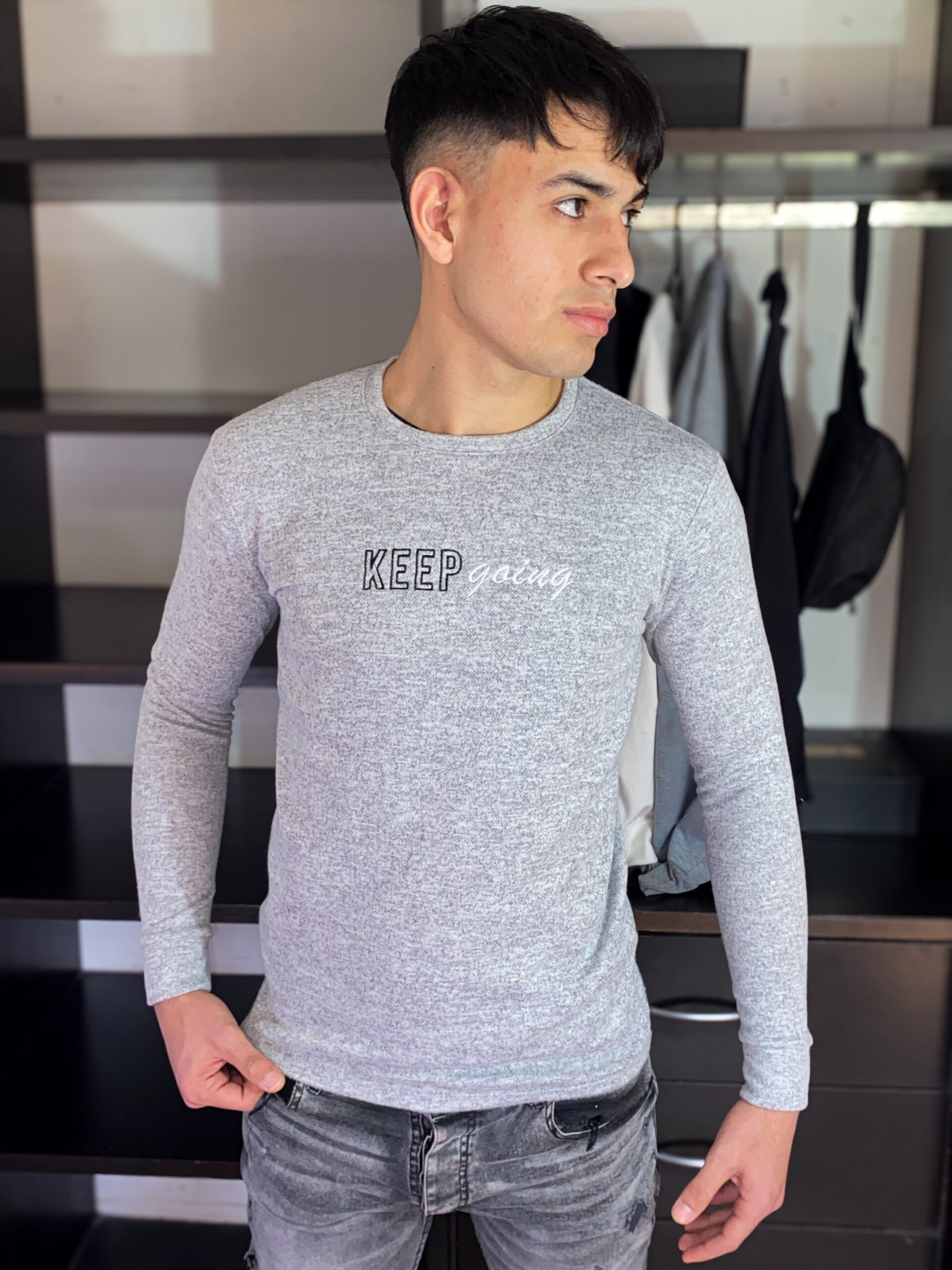 Sweater Keep gris